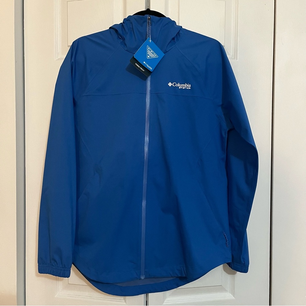 Columbia PFG Omni-Tech Blue Jacket